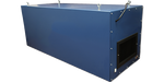  Front view of the BSE AIRMAX CARBON Industrial Fume Extraction and Dust Collection Air Cleaner with a visible vent and blue casing.