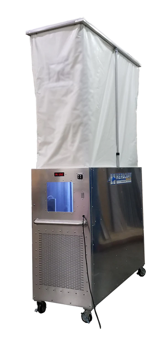 HEPACART 74" / 55" Classic Mobile Containment Unit with Built-in Air Scrubber