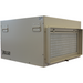 Side view of the EBac PD120 Industrial Dehumidifier, presenting a durable beige casing with front venting grille, capable of extracting 110 PPD of moisture and providing 491 CFM of airflow, model number 1028200