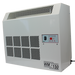 Front view of the EBac WM150-D Industrial Dehumidifier, with a capacity of 71 PPD and airflow of 650 CFM, showcasing its control panel and venting grid, model number 11285GL-US