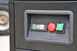 Detailed view of the control panel on the EMAX 144 CFM Air Dryer with filter change indicator