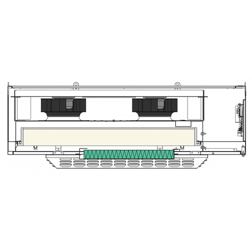 Schematic diagram of Ceiling-Mounted Air Purification System