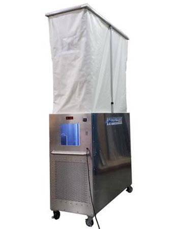 HEPACART 74" / 55" AutoLift Mobile Containment Unit with Built-in Air Scrubber