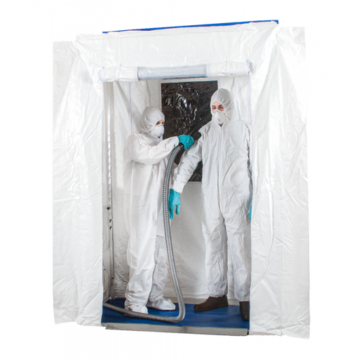  AIRE GUARDIAN® Anteroom AG3100TMK with two people wearing protective personal equipment