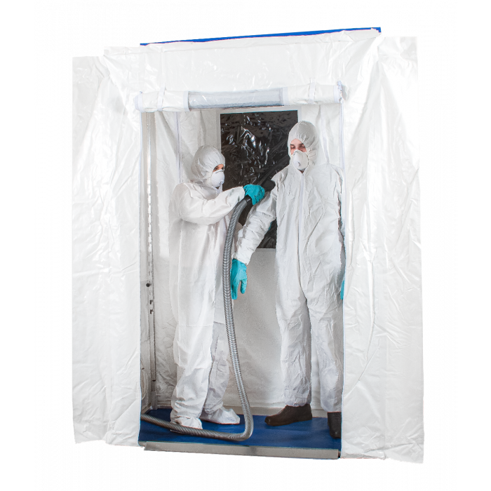  AIRE GUARDIAN® Anteroom AG3100TMK with two people wearing protective personal equipment