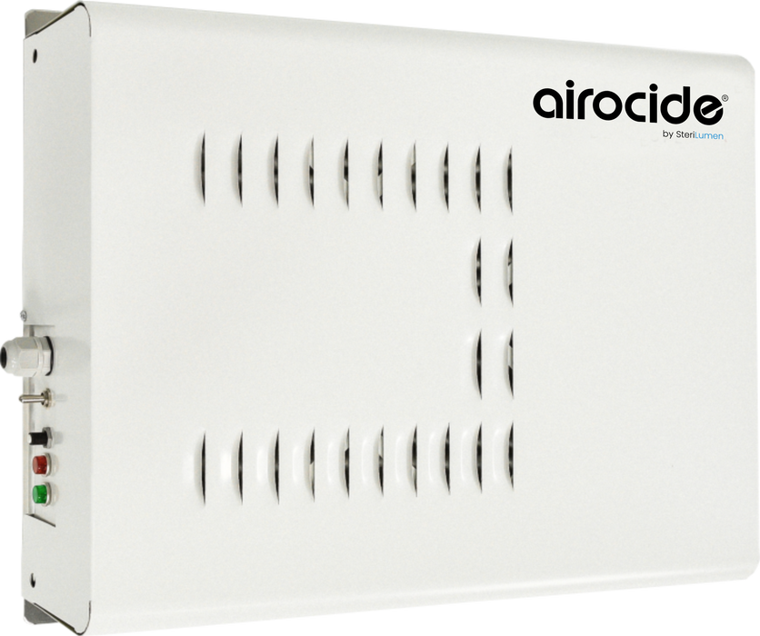 Front view of Airocide HD-1200 Air Purifier on white background