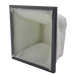 Pre-filter box for Novatek Novair 2000, showing the white filtration media housed in a black frame for initial air purification stages