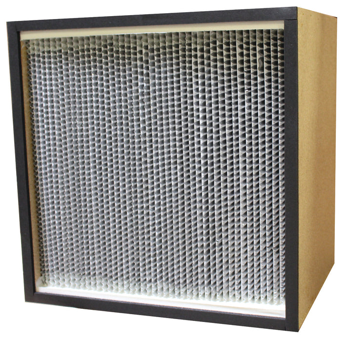 Detailed view of the HEPA filter for Novatek Novair 1000, emphasizing the filtration medium and sturdy frame construction