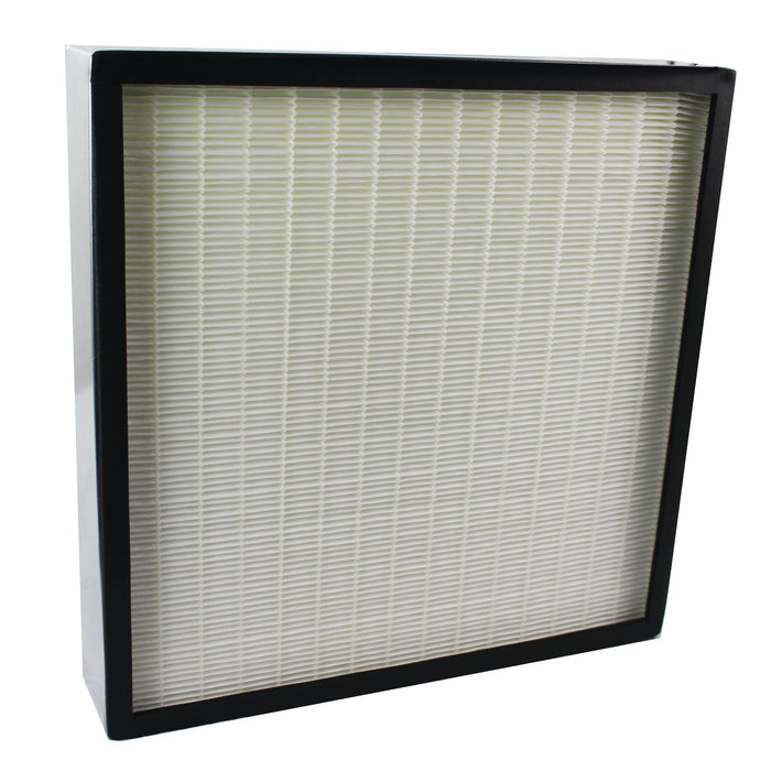 High-capacity air filter for Novatek Novair 700 air scrubber, showing a dense pleated design with a black frame