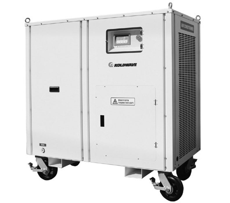 Front View of Koldwave 60,000 BTU Air-Cooled Portable Air Conditioner 6HK60 on white background.