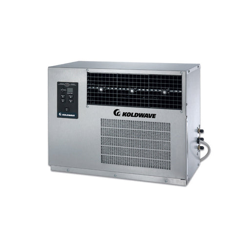 Front View of Koldwave Water-Cooled Portable Air Conditioning and Heat Pump on white background